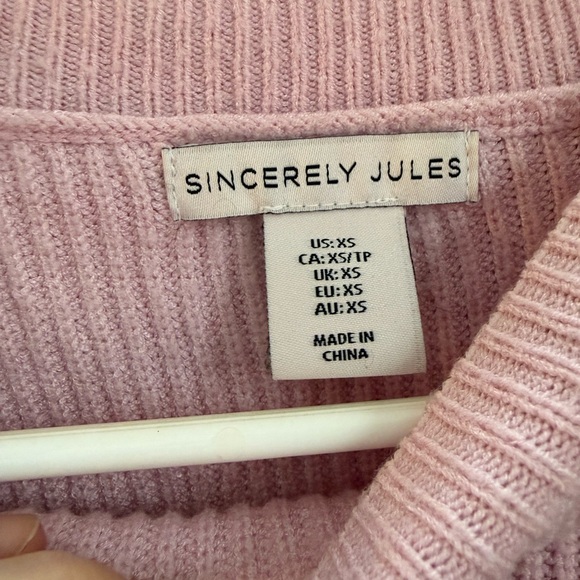 Sincerely Jules Pink Sweater - Picture 2 of 2